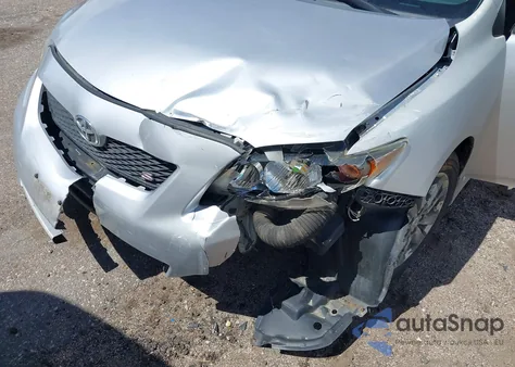 2009 Toyota Corolla Base from USA, damaged, VIN 2T1BU40E49C186502